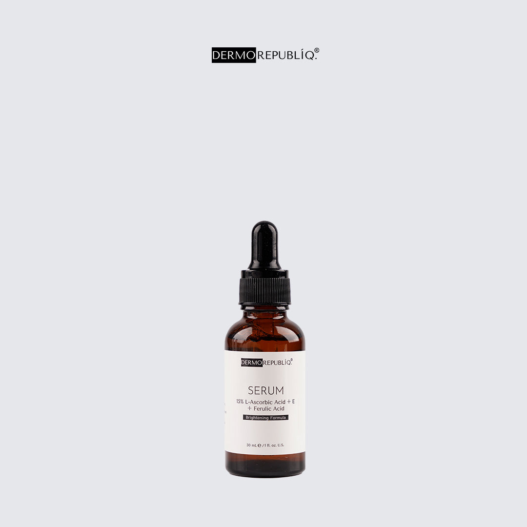 SRM_VTC01_15_L-Ascorbic_Acid_E_Ferulic_Acid_Brightening_Formula_Serum Dermorepubliq 15% L-Ascorbic Acid + E + Ferulic Acid Brightening Formula Serum - 30 mL - Image 1